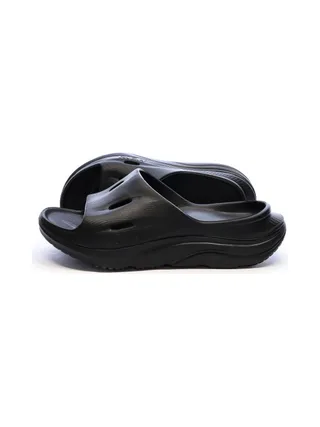 Claquettes Noires Homme Hoka Recovery 1