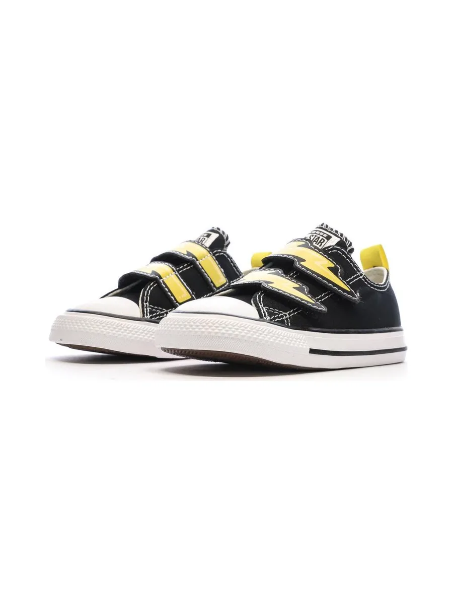 Baskets Noires/Jaunes Garçon Converse All Star Electric 7