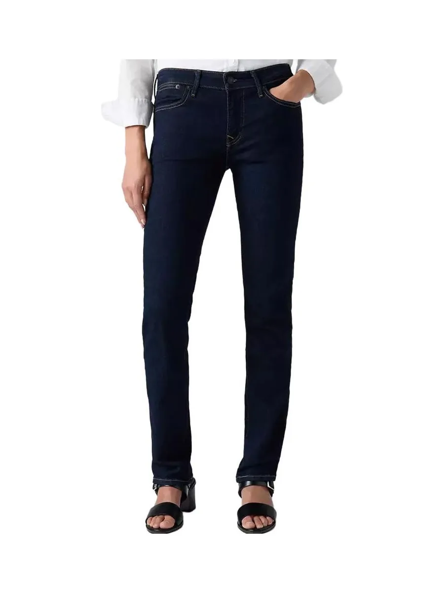 Jean 712 Slim Bleu Brut Femme Levi's Welt Pocket 1 2