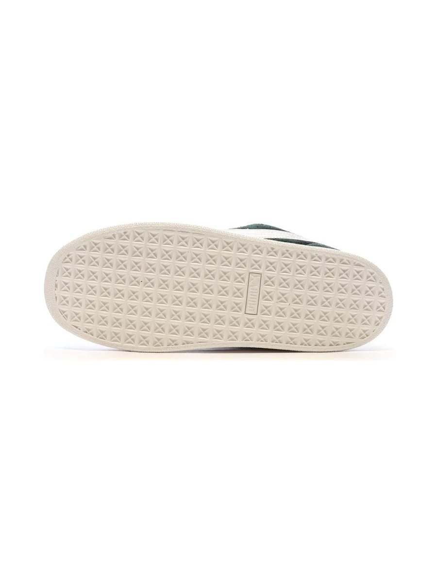 Baskets Vertes/Beiges Homme Puma Suede Xl Hairy 6