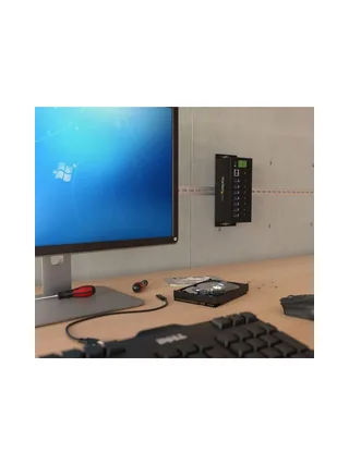 7 Port Industrial USB 3.0 Hub - Metal 4
