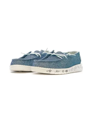 Chaussures Bleu Mixte Hey Dude Wendy 6