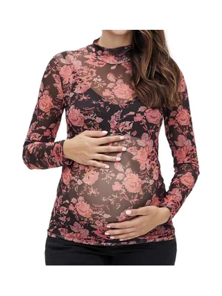 Top Noir/Rouge Femme Mamalicious Sharon 1