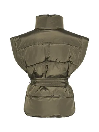 Blouson Kaki Femme Pieces Noora 2