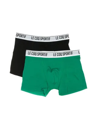 x2 Boxers Vert/Noir Homme Le Coq Sportif Camuset sport 1