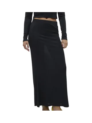 Jupe à Paillettes Noir Femme Vero Moda Kanva Glitter 1