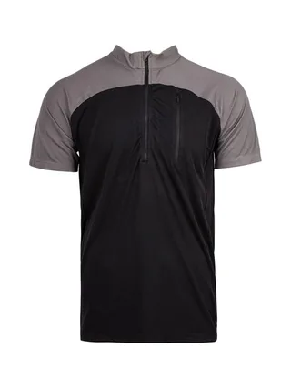 Polo Gris/Noir Homme Best Mountain RANDO 100 1