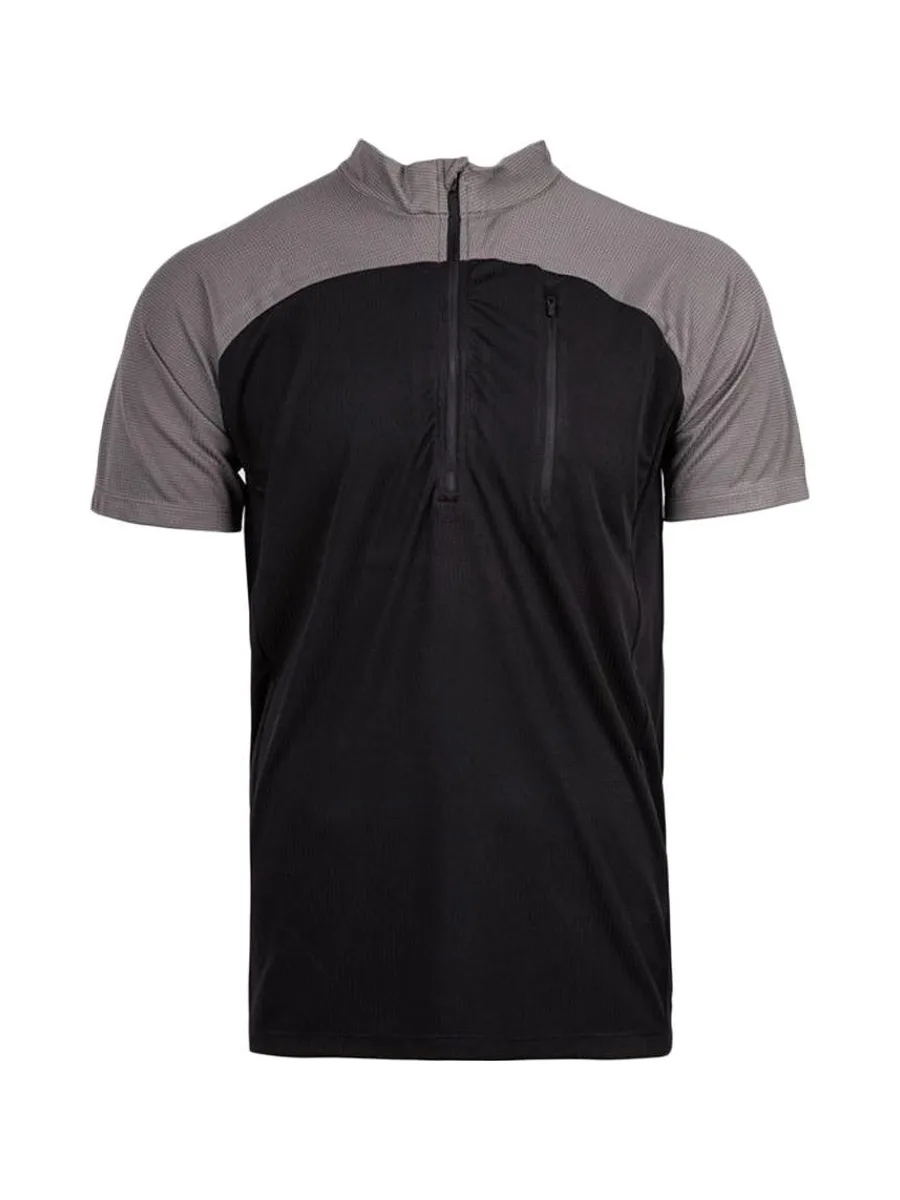 Polo Gris/Noir Homme Best Mountain RANDO 100 2