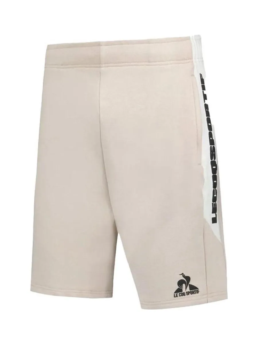 Short Beige Homme Le Coq Sportif Contemporain 4
