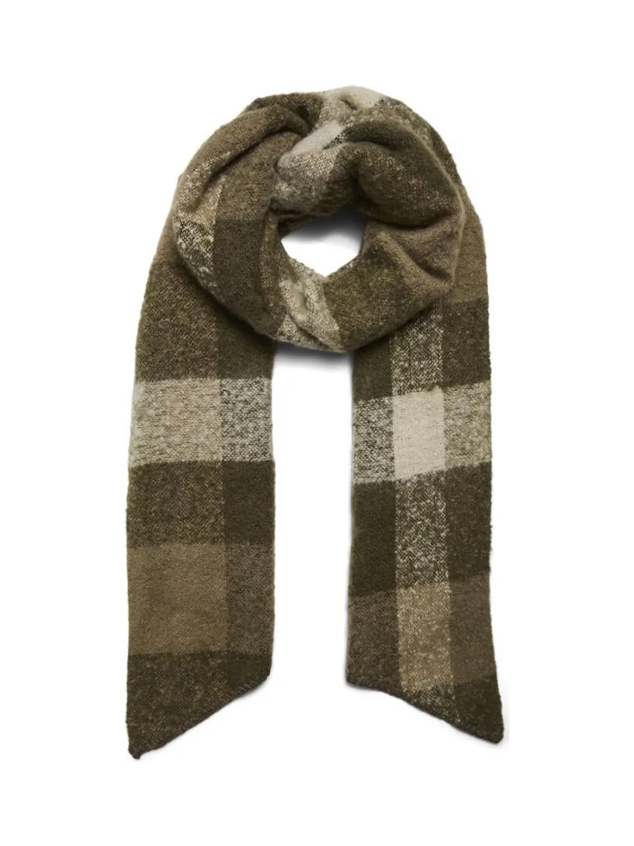 Écharpe oversize Marron/Beige à Motifs Femme Vero Moda Cassy 2