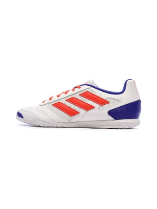 Chaussures de Futsal Blanches/Rouges/Bleu Homme Adidas Super Sala 2 1