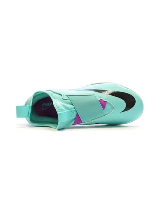 Chaussures de Football Turquoise Junior Nike Jr Zoom Vapor 15 Academy TF 4