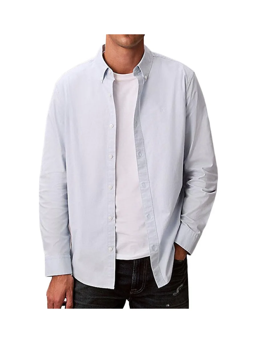 Chemise Bleu clair Homme Calvin Klein Jeans Oxfords 2