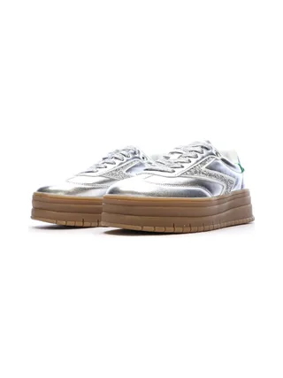 Baskets Argent /Vert Femme Teddy Smith Sneakers 120305 6