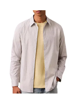 Chemise Rayures Slim Bleu Homme Calvin Klein Jeans Stripe Stret 1