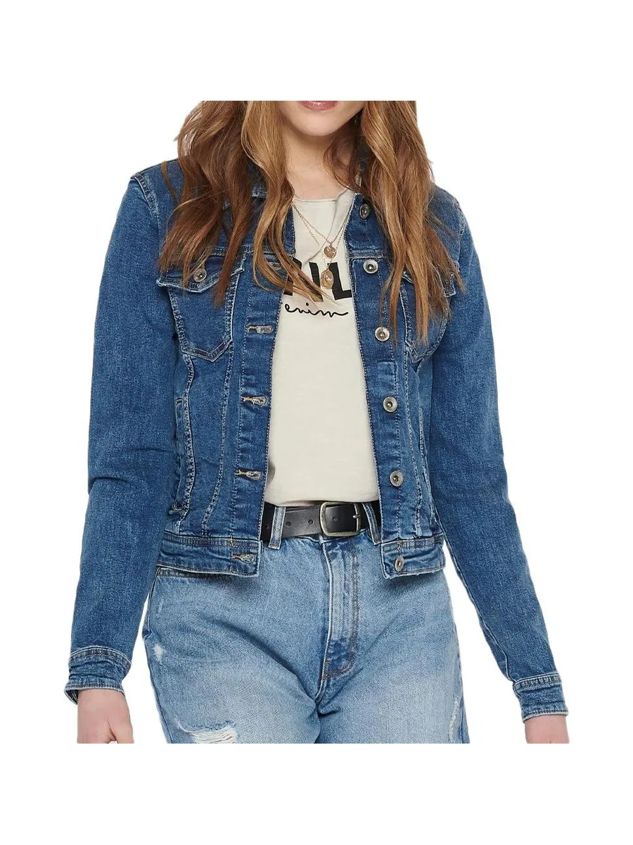 Veste en Jean Bleu Femme Only Tia 1