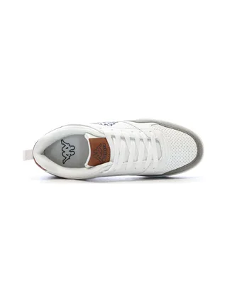 Baskets Blanches/Taupes Homme Kappa Logo Manis 3