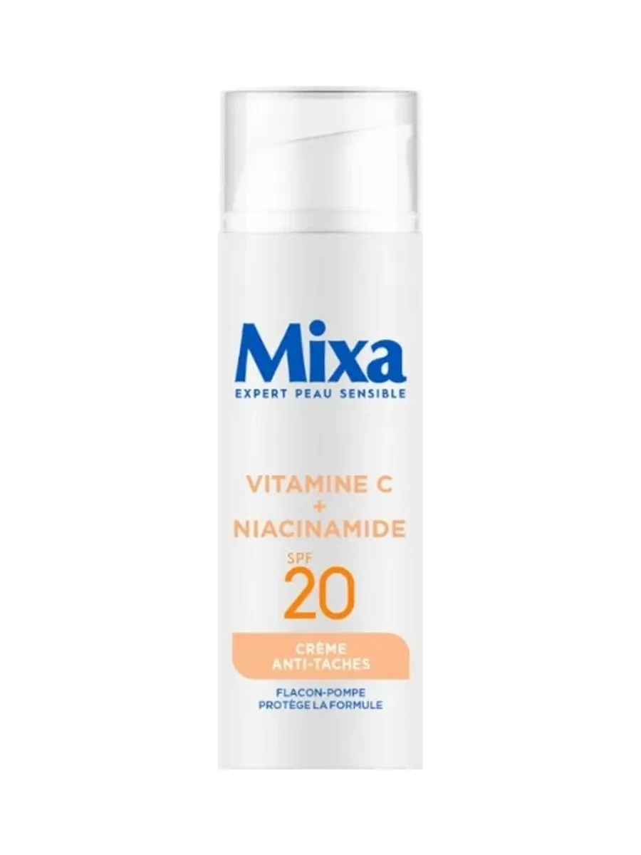 Crème Anti-Taches Vitamine C + Niacinamide SPF 20 Mixa Expert Peau Sensible 2
