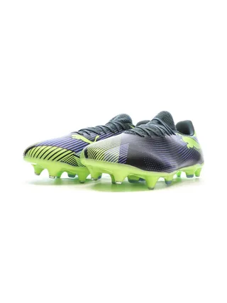 Chaussures de Football Marine/Jaune Homme Puma Future 7 Play MxSG 6