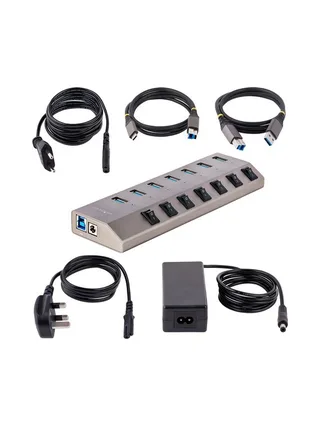 Startech 7-Port Self-Powered USB-C Hub 6