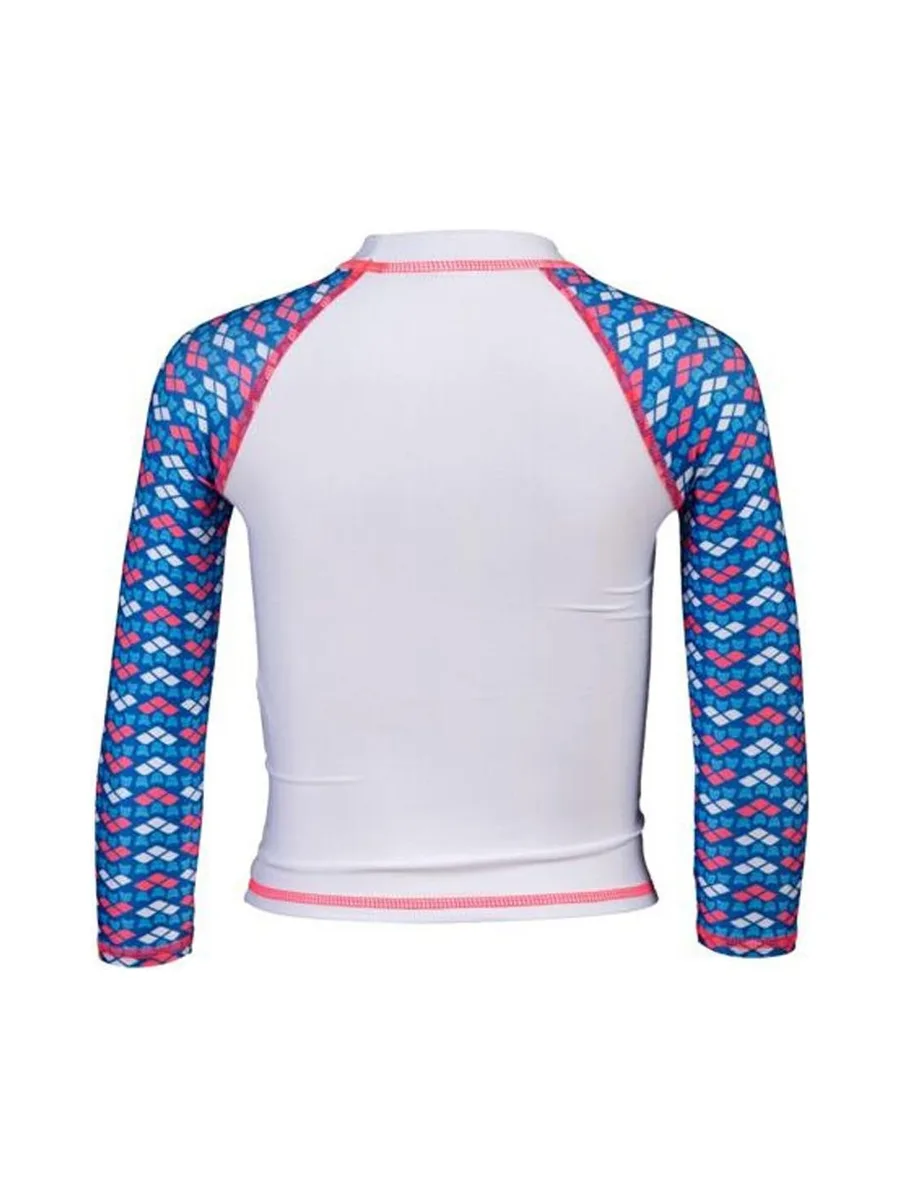 Lycra Blanc/Bleu/Rose Fille Arena Friends Kids 3