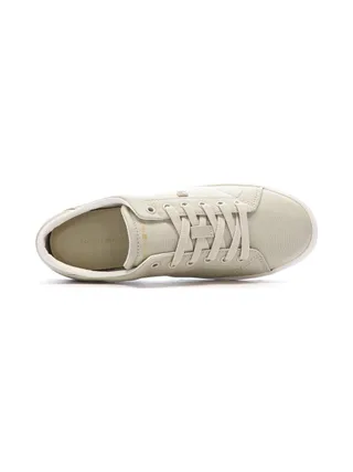 Baskets Beige Femme Tommy Hilfiger Th Low Profile 4