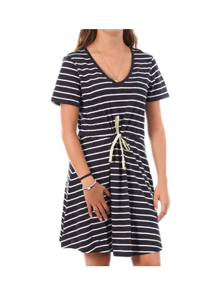 Robe à Rayure Marine Femme ONLY 15320317 1