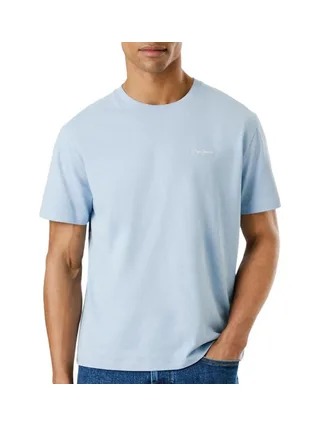 T-shirt Bleu Homme Pepe Jeans Contrast Connor 1
