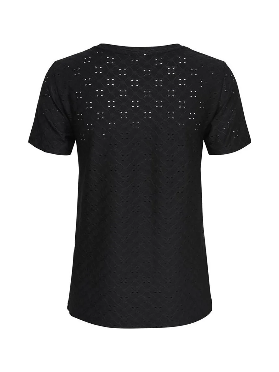 T-shirt Noir Femme JDY Cathinka 3