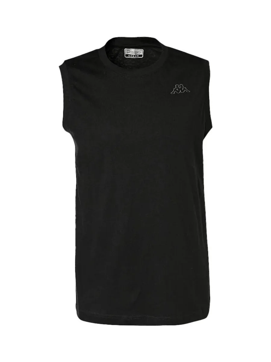 Débardeur Noir Homme Kappa Cadwal 1