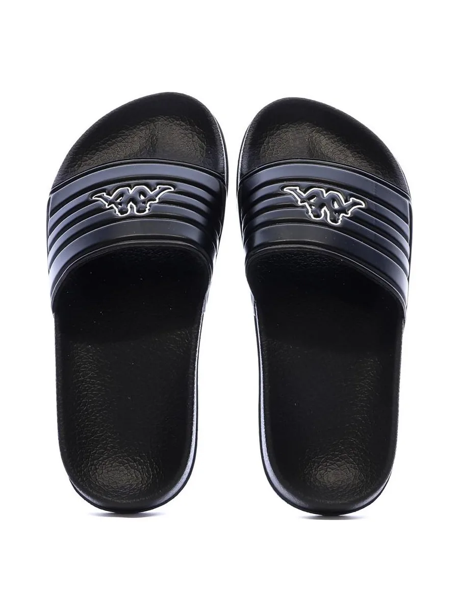 Claquettes Noir Garçon Kappa Logo Sarty Kid 3