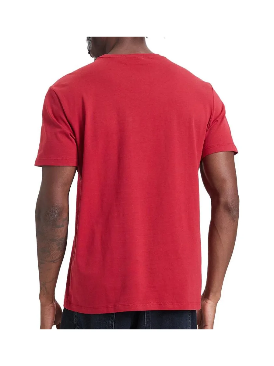 T-Shirt Rouge Homme Calvin Klein Jeans Classic 1 3