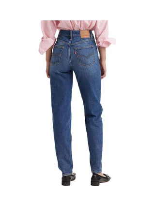 Jean Bleu Foncé Femme Levi's 80's Mom 2