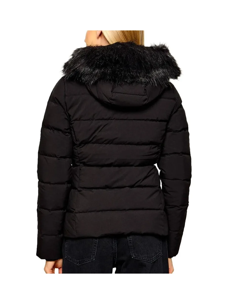 Doudoune Noire Femme Tommy Hilfiger Hood Puffer 3
