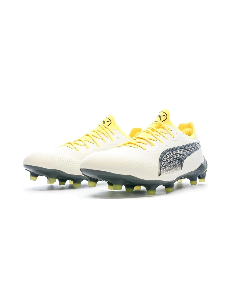 Chaussures de football Écru Homme PumaKing Ultimate 7