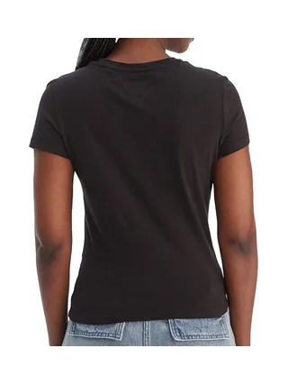 T-Shirt Noir Femme Tommy Hilfiger Tjw Slim 2