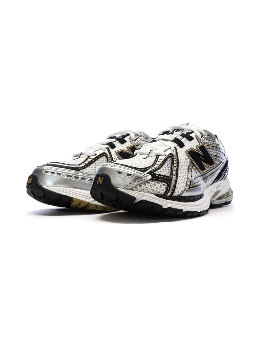 New Balance 1906 Baskets Blanches/Noir/Doré Mixte 6