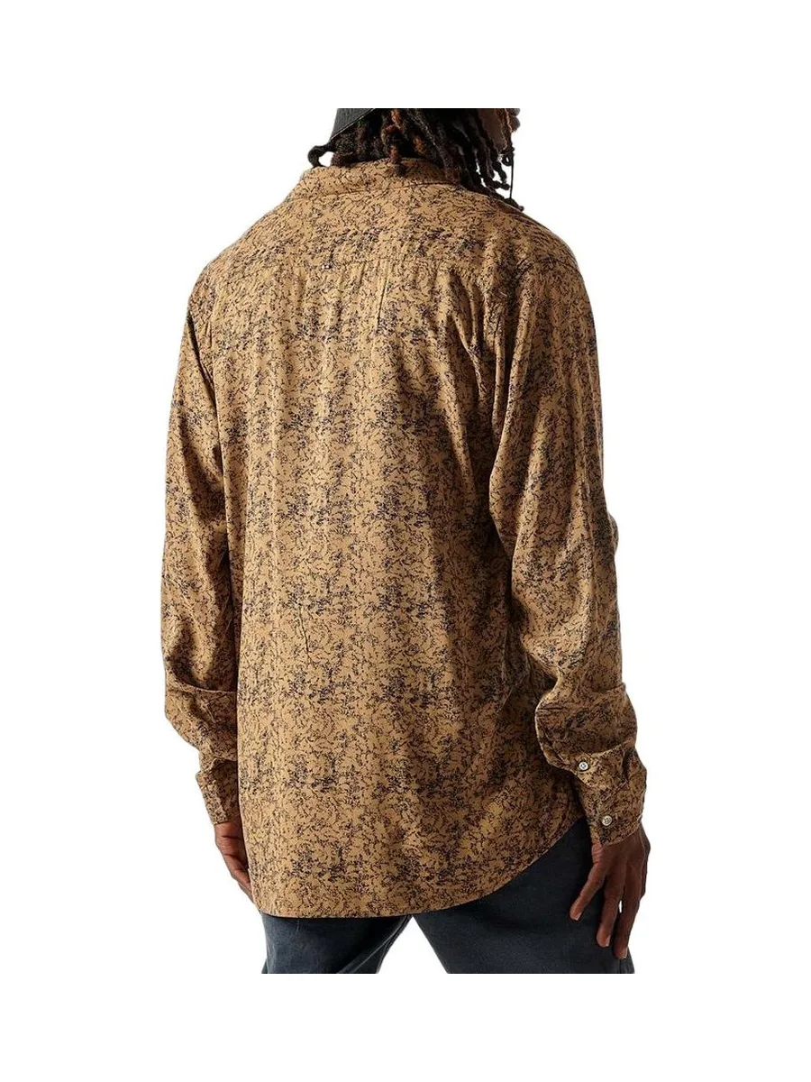 Chemise Camel/Marine Homme Kaporal CEBU 3