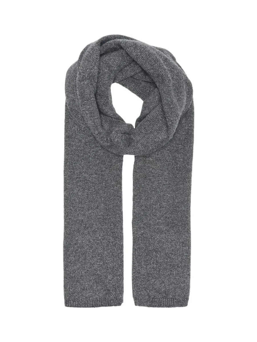 Echarpe Gris Foncé Femme JDY Glitter Scarf 2