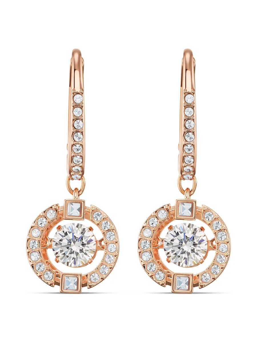 Swarovski - Boucles d'oreilles pendantes Sparkling Dc - cristaux blancs 1