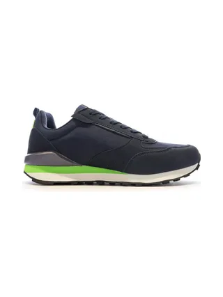 Baskets Marine/Vert Homme Lotto Twenty 5 2