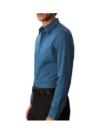 Chemise Bleu Homme Calvin Klein Jeans Solid 2