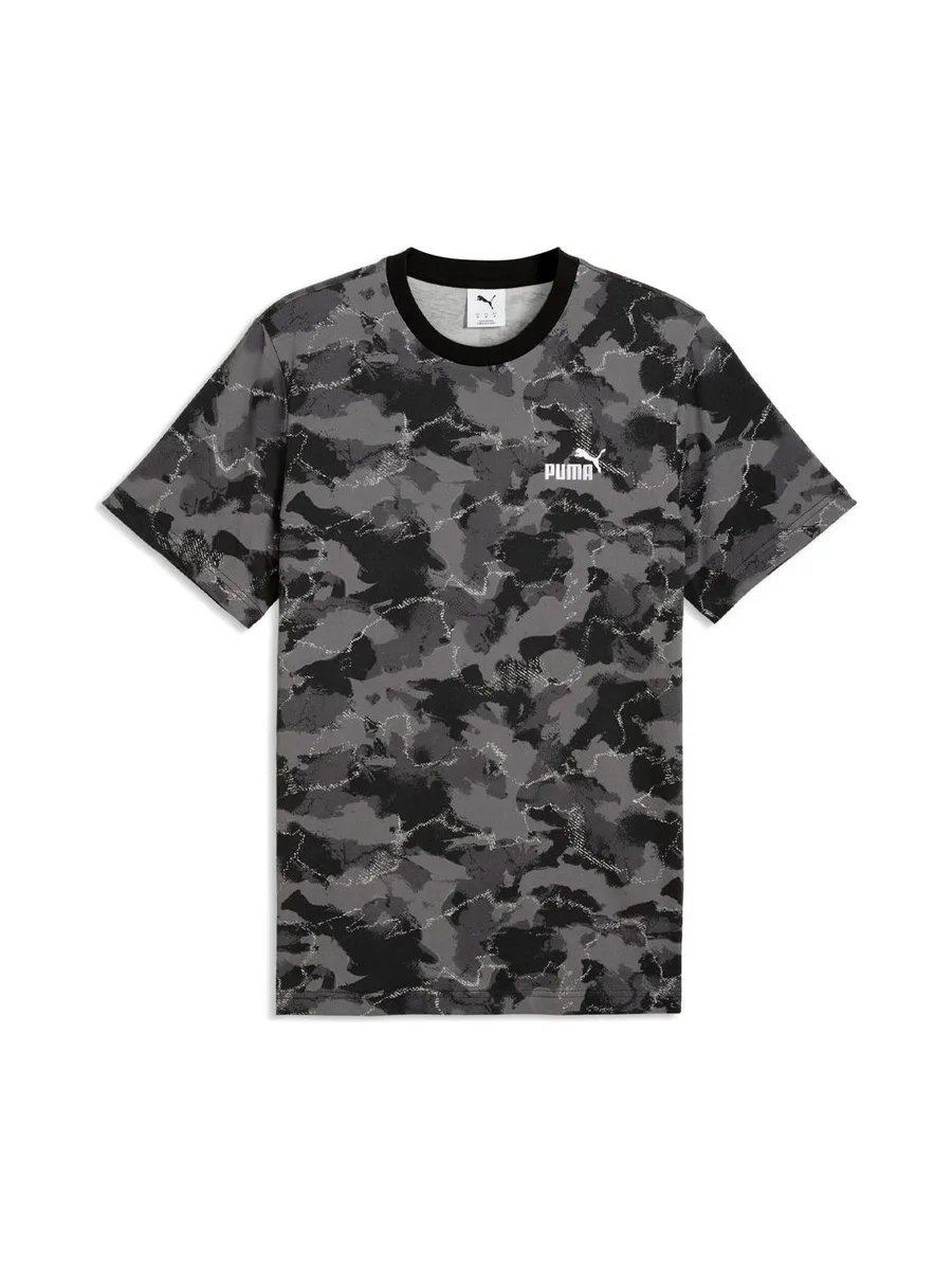 T-Shirt Noir/Gris Homme Gris Homme Puma Camo 2