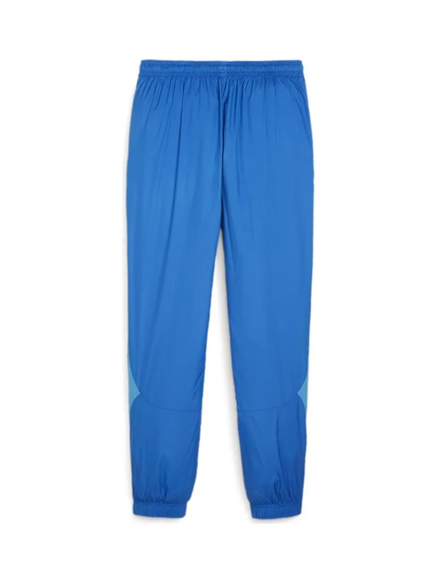 OM Pantalon d'entraînement Bleu Homme Puma Prematch Woven 3