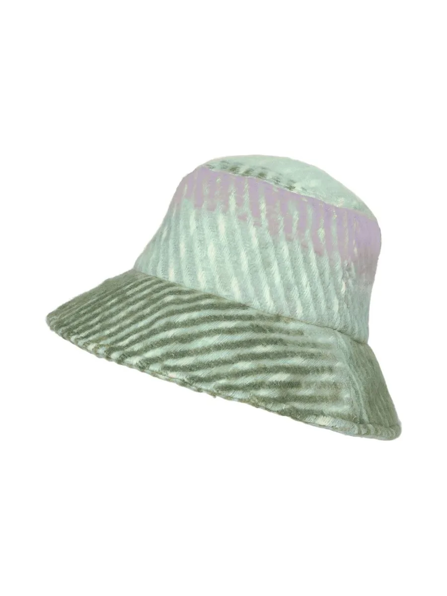 Bob Vert/Beige Femme Vero Moda Bucket Hat 2