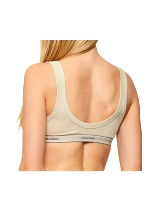 brassière Beige Femme Calvin Klein Jeans Unlined 2