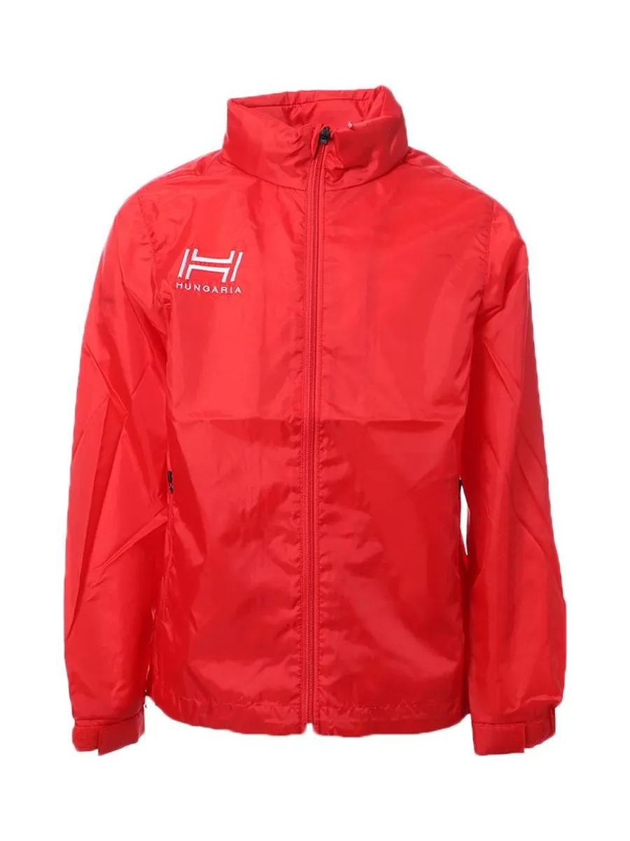 Coupe-vent rouge enfant Hungaria Training Premium 16-17 1