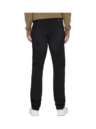 Jean Droit Noir Homme Only & Sons Sweft Regular Black 2