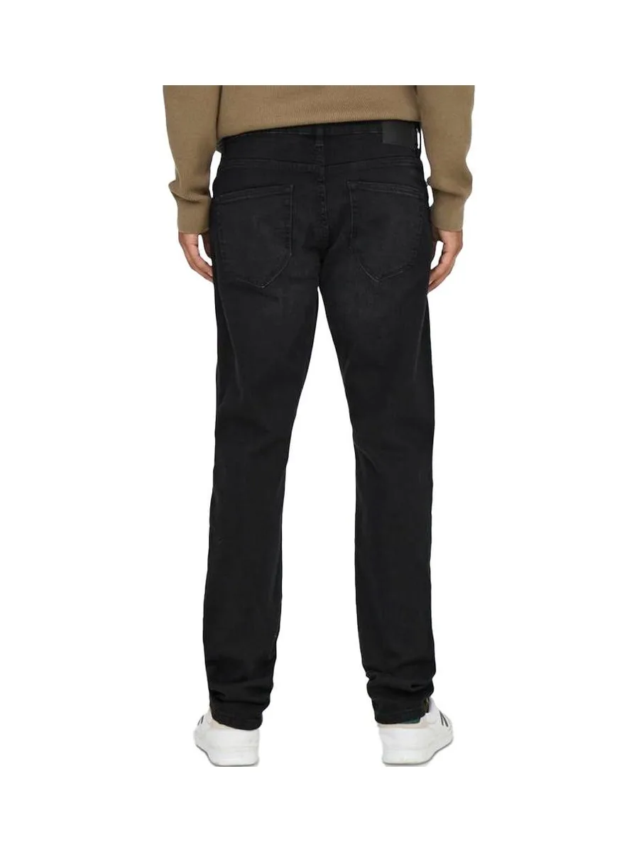 Jean Droit Noir Homme Only & Sons Sweft Regular Black 3