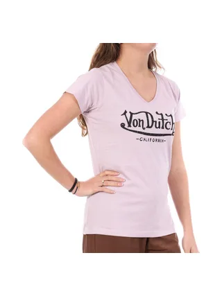 T-Shirt Mauve Femme Von Dutch LLI 1